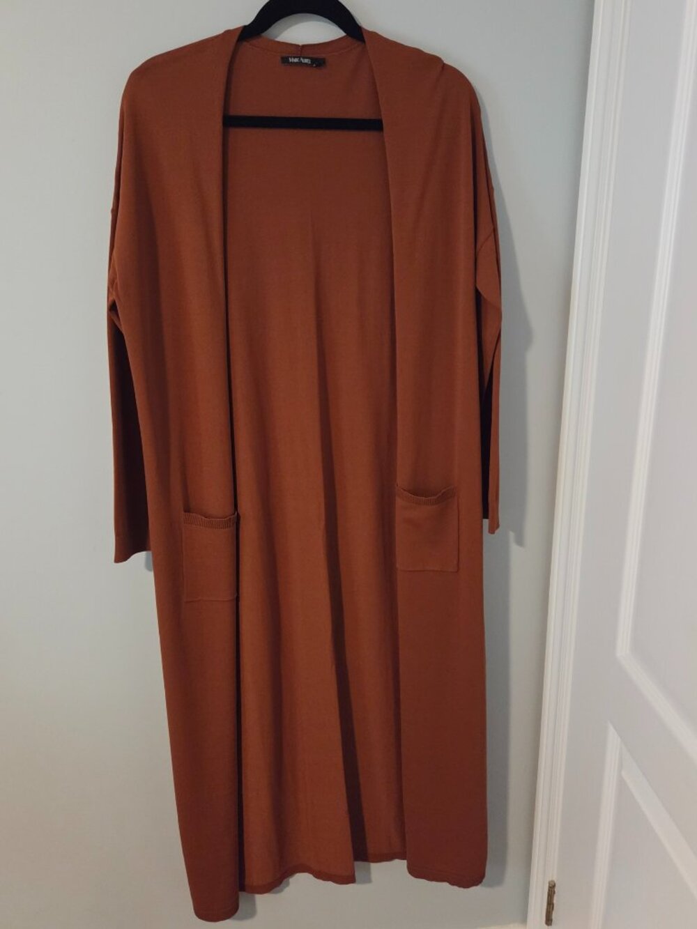 Marc Aurel Cinnamon duster cartigan